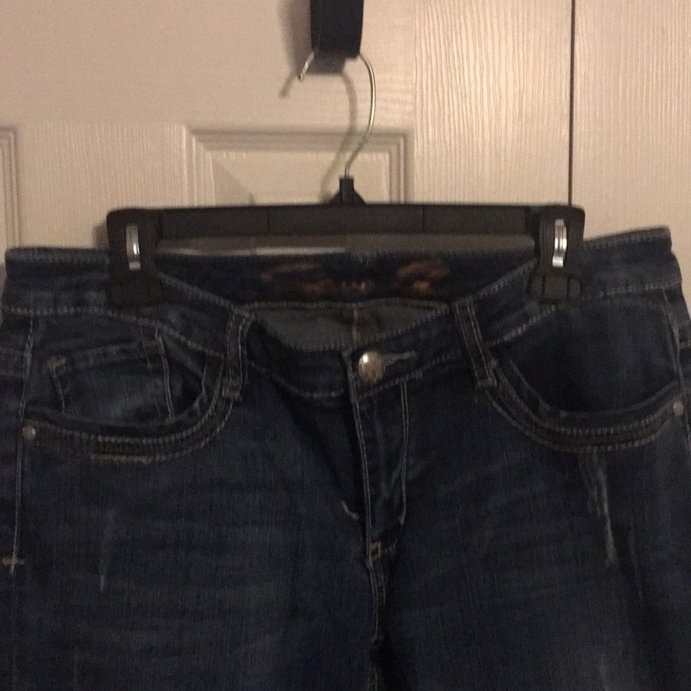 Seven7 Jeans size 10 women jeans 32 inches long paid 198 would like to sell 78